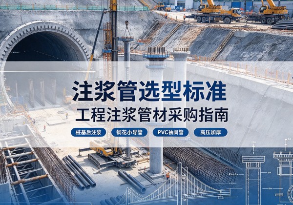 瑶海注浆管选型标准
